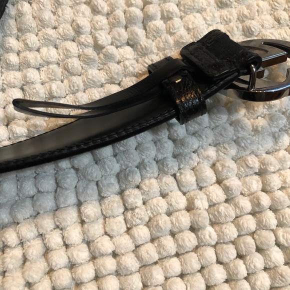 GUCCI Men’s Black Monogram Belt - Picture 7 of 16